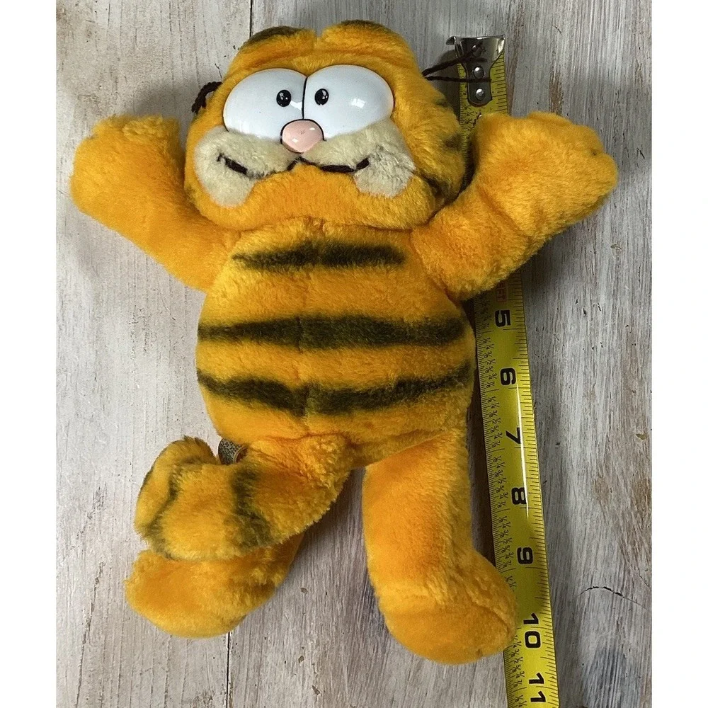 Vintage RARE‎ 1978 1981 Garfield Stuffed Animal Plush With Rotating Head